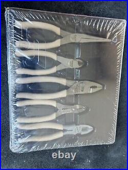 For Snap on Tool USA RARE 5pc COMBAT Tan Plier / Cutter / Stripper Set PL500GSct