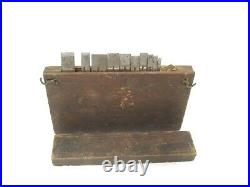 Full Set Of 9 Stanley Miller's Patent Plow Plane Cutters W Box 41 42 43 44 Mr01