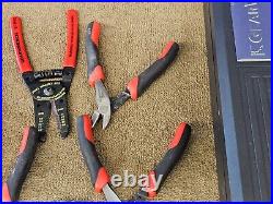 Gearwrench Ratcheting Screwdriver Bit Extension Plier Wire Cutters Set 8940