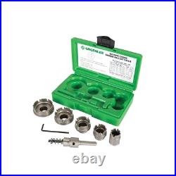 Greenlee 660 6-Piece Quick Change Carbide-Tipped Hole Cutter Set, 7/8 2 Greenlee 660 6-Piece Quick Change Carbide-Tipped Hole Cutter Set, 7/8 2