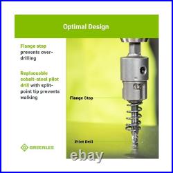 Greenlee 660 6-Piece Quick Change Carbide-Tipped Hole Cutter Set, 7/8 2 Greenlee 660 6-Piece Quick Change Carbide-Tipped Hole Cutter Set, 7/8 2