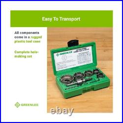 Greenlee 660 6-Piece Quick Change Carbide-Tipped Hole Cutter Set, 7/8 2 Greenlee 660 6-Piece Quick Change Carbide-Tipped Hole Cutter Set, 7/8 2
