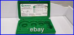 Greenlee 660 6-Piece Quick Change Carbide-Tipped Hole Cutter Set, 7/8 2