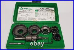 Greenlee 660 6-Piece Quick Change Carbide-Tipped Hole Cutter Set, 7/8 2