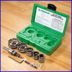 Greenlee 660 6Pc Quick Change Carbide Hole Cutter Set 7/8-2in Stainless Steel