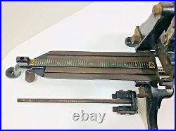 H. B. Rouse 1940's Lead and Rule Cutter Slug Block Type Set Tool Letterpress VTG