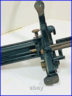 H. B. Rouse 1940's Lead and Rule Cutter Slug Block Type Set Tool Letterpress VTG