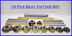 HSS 10pc Valve Seat & Face Cutter Set With Wooden Box Best Quality In India HDHQ