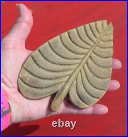 HUGE Rare Vintage Millinery Leaf Tool Mold Bronze Antique Cutter SET #23