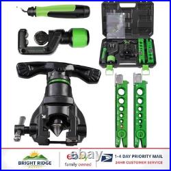 HVAC Flaring Tool Kit with 45-Degree Eccentric Tool and Pipe Cutter Set