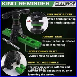 HVAC Flaring Tool Kit with 45-Degree Eccentric Tool and Pipe Cutter Set