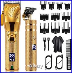 Hair Clippers Trimmer Set Mens Professional Cordless Barber Grooming Tool Cutter