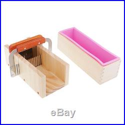 Handmade Soap Mold Loaf Cutter Adjustable Wooden Planer Box Cutting Tool Set