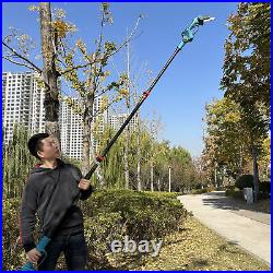 Hedge Trimmer Very Long Reach Extendable Telescopic Garden Hedge Cutter Set New