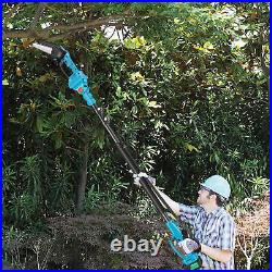 Hedge Trimmer Very Long Reach Extendable Telescopic Garden Hedge Cutter Set New