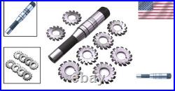 High-Speed Steel Gear Cutter Set 55mm Diameter