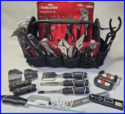 Husky Hand Tool Lot + 14 Bag Wrenches Allen Keys Chisels Tubing Cutter New Used