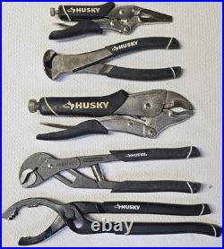 Husky Hand Tool Lot + 14 Bag Wrenches Allen Keys Chisels Tubing Cutter New Used