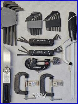 Husky Hand Tool Lot + 14 Bag Wrenches Allen Keys Chisels Tubing Cutter New Used