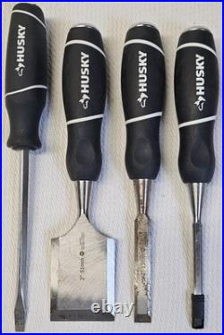 Husky Hand Tool Lot + 14 Bag Wrenches Allen Keys Chisels Tubing Cutter New Used