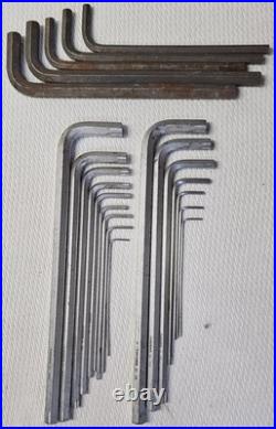 Husky Hand Tool Lot + 14 Bag Wrenches Allen Keys Chisels Tubing Cutter New Used