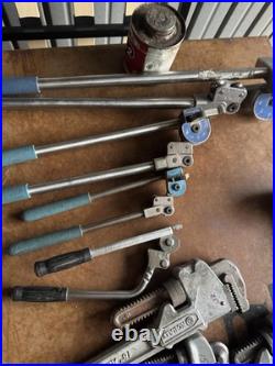 Husky Ridgid Home-Flex Mixed Tool Set Wrenches, Tube Cutter, Bender Bag