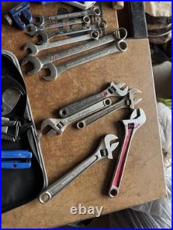 Husky Ridgid Home-Flex Mixed Tool Set Wrenches, Tube Cutter, Bender Bag