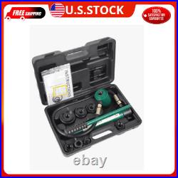 Hydraulic Knockout Punch Electrical Conduit Hole Cutter Set KO Tool Kit