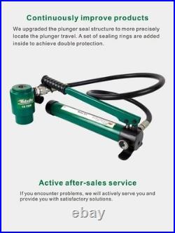 Hydraulic Knockout Punch Electrical Conduit Hole Cutter Set KO Tool Kit 1/2 t