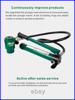 Hydraulic Knockout Punch Electrical Conduit Hole Cutter Set KO Tool Kit 1/2 t Hydraulic Knockout Punch Electrical Conduit Hole Cutter Set KO Tool Kit 1/2 t