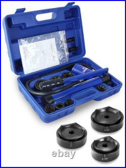 Hydraulic Knockout Punch Electrical Conduit Hole Cutter Set KO Tool Kit 1/2 to 2
