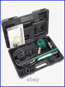 Hydraulic Knockout Punch Electrical Conduit Hole Cutter Set KO Tool Kit 1/2 to 2 Hydraulic Knockout Punch Electrical Conduit Hole Cutter Set KO Tool Kit 1/2 to 2