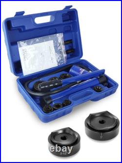 Hydraulic Knockout Punch Electrical Conduit Hole Cutter Set KO Tool Kit 1/2 to 2