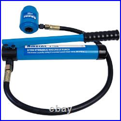 Hydraulic Knockout Punch Electrical Conduit Hole Cutter Set KO Tool Kit 1/2 to 2 Hydraulic Knockout Punch Electrical Conduit Hole Cutter Set KO Tool Kit 1/2 to 2