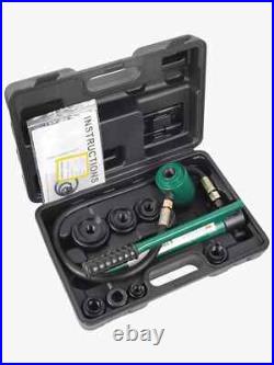 Hydraulic Knockout Punch Electrical Conduit Hole Cutter Set KO Tool Kit 1/2 to 2 Hydraulic Knockout Punch Electrical Conduit Hole Cutter Set KO Tool Kit 1/2 to 2