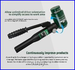 Hydraulic Knockout Punch Electrical Conduit Hole Cutter Set KO Tool Kit 1/2 to 2