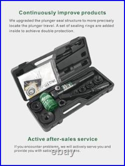 Hydraulic Knockout Punch Electrical Conduit Hole Cutter Set KO Tool Kit 1/2 to 2 Hydraulic Knockout Punch Electrical Conduit Hole Cutter Set KO Tool Kit 1/2 to 2