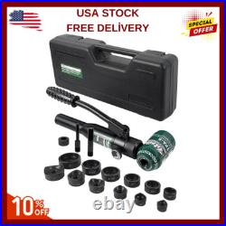 Hydraulic Knockout Punch Electrical Conduit Hole Cutter Set KO Tool Kit 1/2 to 2 Hydraulic Knockout Punch Electrical Conduit Hole Cutter Set KO Tool Kit 1/2 to 2