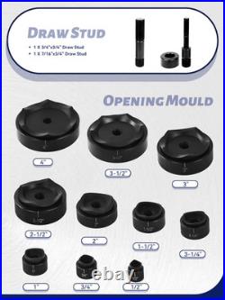 Hydraulic Knockout Punch Electrical Conduit Hole Cutter Set KO Tool Kit 1/2 to 4