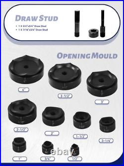Hydraulic Knockout Punch Electrical Conduit Hole Cutter Set KO Tool Kit 15TCon Hydraulic Knockout Punch Electrical Conduit Hole Cutter Set KO Tool Kit 15TCon