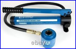 Hydraulic Knockout Punch Electrical Conduit Hole Cutter Set KO Tool Kit 5