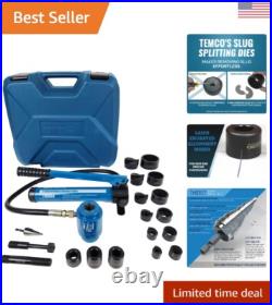 Hydraulic Knockout Punch Electrical Conduit Hole Cutter Set KO Tool Kit 5 Year Hydraulic Knockout Punch Electrical Conduit Hole Cutter Set KO Tool Kit 5 Year