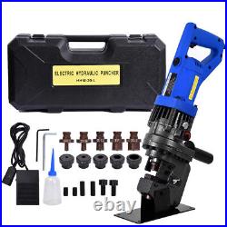 Hydraulic Knockout Punch Electrical Conduit Hole Cutter Set KO Tool Kit New Hydraulic Knockout Punch Electrical Conduit Hole Cutter Set KO Tool Kit New
