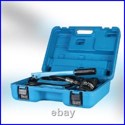 Hydraulic Knockout Punch Set KO Tool 10T Electrical Conduit Hole Cutter with 6