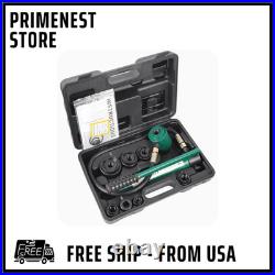 Hydraulic Knockout Punch Tool Kit 1/2-2, Electrical Conduit Hole Cutter Set