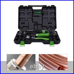 Hydraulic Tube Expander Set withDeburring Tool+Tube Cutter+7 Expander Heads+Box