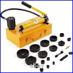 Hydraulic knockout punch kit metal sheet conduit hole cutter set puncher tools