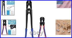 ICrimp Wire Rope Crimping Tool & Cutter Set for 1/16''-3/16'', Pro Quality