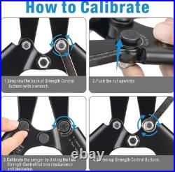 ICrimp Wire Rope Crimping Tool & Cutter Set for 1/16''-3/16'', Pro Quality