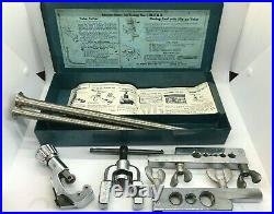 Imperial Eastman Tools USA Tubing Flaring Tool Set Case Pipe Cutter Bender lot